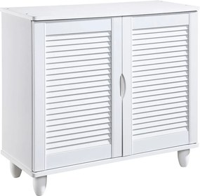 Παπουτσοθήκη 2 Πόρτες Απόχρωση Άσπρο   1τμχ