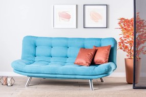 3-Seat Sofa-Bed Misa Sofabed - Turquoise Turquoise