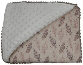 Κουβέρτα Minky Αγκαλιάς (90x90) Bebe Stars Boho 3133