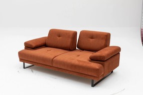 2-Seat Sofa-Bed Mustang - Orange Orange