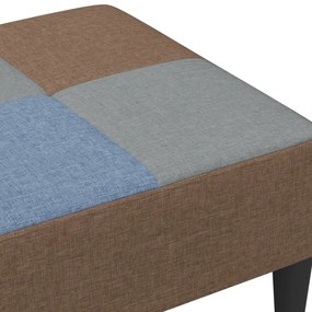 vidaXL Υποπόδιο με Σχέδιο Patchwork 77x55x31 εκ. Υφασμάτινο