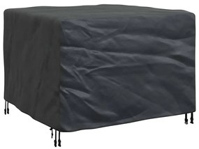 vidaXL Κάλυμμα επίπλων εξωτερικού χώρου Μαύρο 113 x 113 x 73 cm 600D