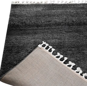 Χαλιά Κρεβατοκάμαρας (Σετ 3τμχ) Polcarpet Soft Shaggy Anthracite