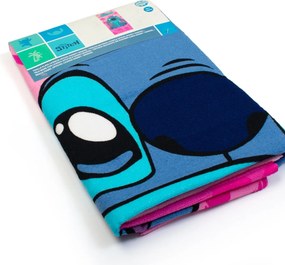 Παιδική Πετσέτα Θαλάσσης Microfiber (70x140) Dimcol Lilo & Stitch 189 Pink