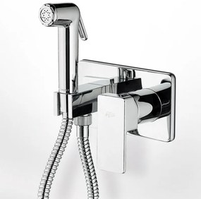 La Torre Flush Mix Chrome Μίκτης Εντοιχισμού 2 Οπών με Ντουζάκι 45211-100