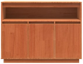 vidaXL Πλαϊνό γραφείο Καφέ 104,5 x 34 x 80 εκ