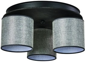 Σποτ Φωτιστικό Οροφής Τριπλό Ε27 20x40 Arkolight-2420-4/3-Γκρι 2420-4/3