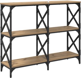 vidaXL Τραπέζι κονσόλας Artisan Oak 100 x 28 x 80,5 εκ.