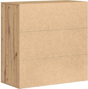 vidaXL Πλαϊνό γραφείο Artisan Oak 79 x 38 x 80 εκ. Επεξεργασμένο ξύλο