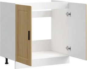 vidaXL Ντουλάπι βάσης νεροχύτη Porto Δρυς sonoma 80x46x81,5 cm