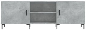 vidaXL Έπιπλο Τηλεόρασης Γκρι Σκυροδέματος 150x30x50 εκ. Επεξ. Ξύλο