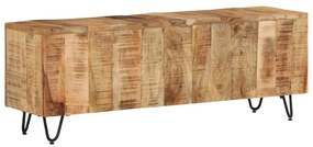 vidaXL Έπιπλο Τηλεόρασης 110 x 30 x 40 εκ. από Μασίφ Ξύλο Μάνγκο