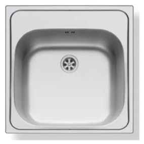 Maidsinks by Pyramis Inset Σατινέ Ανοξείδωτος Νεροχύτης 45 cm 101036301