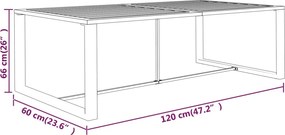 vidaXL Σαλόνι Κήπου 5 Τεμαχίων Ανθρακί Αλουμινίου με Μαξιλάρια