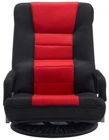 VEVOR 360° Swivel Floor Gaming Chair Folding Floor Chair with Armrest Adjustable