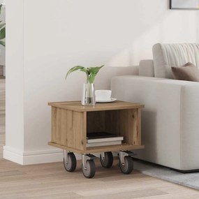 vidaXL Βάση TV Artisan Oak 37 x 35 x 35 εκ Επεξεργασμένο ξύλο
