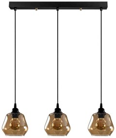 Φωτιστικό Οροφής - Ράγα Gold 892OPV1904 65x15x110cm 3xE27 40W Gold-Black Opviq