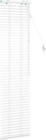 vidaXL Βενετσιάνικη Σκίαση Λευκό 45 x 160 εκ. 35 mm