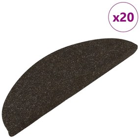 vidaXL Πατάκια Σκάλας Αυτοκόλλητα 20 τεμ. Ανθρακί 65 x 22,5 x 3,5 εκ.