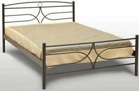 Κρεβάτι  ΣΑΜΟΣ1 για στρώμα 160χ200 υπέρδιπλο με επιλογές χρωμάτων