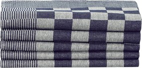 vidaXL Σετ Πετσετών 50 Τεμαχίων Μπλε και Λευκό Βαμβακερές