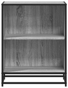 ντουλάπι βιβλίων vidaXL Γκρι Sonoma 60x35x76 cm Κατασκευασμένο ξύλο