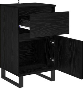 vidaXL Πλαϊνό γραφείο Μαύρη δρυς 35 x 40 x 70 εκ. Επεξεργασμένο ξύλο
