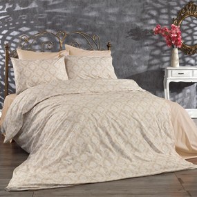 Σεντόνια Υπέρδιπλα (Σετ 240x270) Dimcol Οφηλία 275 Beige