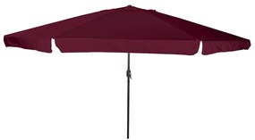 vidaXL Ομπρέλα Κήπου ø395x245 cm Μπορντό