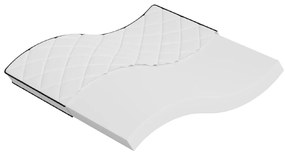 vidaXL Στρώμα Αφρού Medium Soft 200x200 εκ.