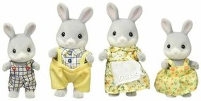 Σετ Κούκλες Sylvanian Families Family Gray Rabbit