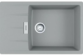 Franke Maris Centro CNG 611/211-78 XL Ένθετος Αντιστρεφόμενος Γρανιτένιος Νεροχύτης 78x50cm Stone Grey