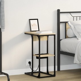 vidaXL Κομοδίνο Sonoma Oak 41.5 x 26 x 60.5 εκ Επεξεργασμένο ξύλο