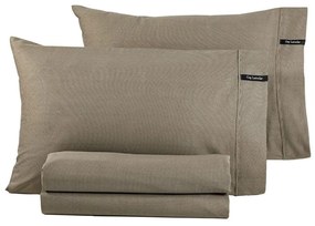 Μαξιλαροθήκες Minimal (Σετ 2τμχ) Wenge Guy Laroche 50Χ70 100% Cotton Satin