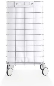 Καλάθι Απλύτων 0613750 73x35x35cm White-Chrome Decor Walther Stainless Steel