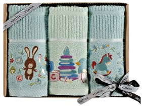 Βρεφικές Πετσέτες Χεριών (Σετ 3τμχ) Kentia Baby Arlekin 234 360gsm
