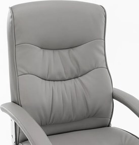 Καρέκλα γραφείου διευθυντή Primrose pakoworld pu γκρι