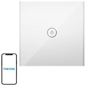 Meross Έξυπνος Διακόπτης Τοίχου Wi-Fi MSS550 Δύο Καναλιών EU (HomeKit) (Λευκό)