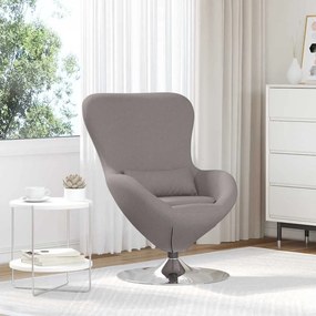 vidaXL Κάθισμα-αυγό Taupe 63 x 73 x 90 εκ ύφασμα