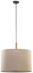 Φωτιστικό Οροφής Deva Nature  6107 1xΕ27 15W Φ50cm 175cm Beige TK Lighting