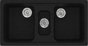 Sanitec Classic 325 (97×51) - Γρανιτένιος νεροχύτης - Metallic SPACE