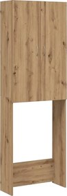 vidaXL Ντουλάπι Πλυντηρίου τεχνίτης Δρυς 64 x 25,5 x 190 εκ.
