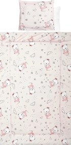 SET LORELLI - 4 PARTS RANFORCE PINK BLLERINA BEAR