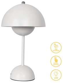 Επιτραπέζιο φωτιστικό Creative pakoworld LED λευκό Φ18x30εκ Model: 009-000113