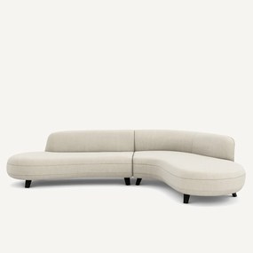 Γωνιακός καναπές από βαμβάκι λίνο - Rosebury design E.Gallina