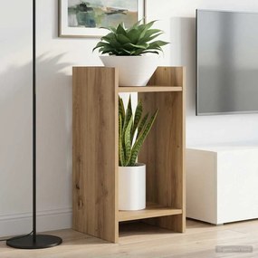 vidaXL Βάση φυτών Artisan Δρυς 30 x 30 x 60 cm Επεξεργασμένο Ξύλο