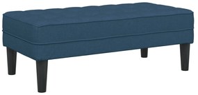 vidaXL Παγκάκι Μπλε 113x57x39 εκ. Υφάσμα