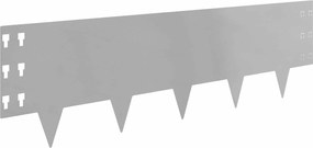 vidaXL Περίγραμμα γκαζόν 20 τμχ. 100 x 30 cm Γαλβανισμένος Χάλυβας