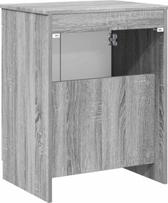 vidaXL Ντουλάπι Μπάνιου Γκρι Sonoma 54 x 41 x 70 εκ Επεξεργασμένο Ξύλο