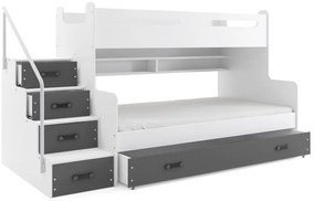 Κουκέτα Steps-Λευκό - Γραφίτης